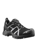 HAIX BLACK EAGLE SAFETY 41.1 on kerge metallivaba turavajalts turvaninaga. Sügava mustriga tald ning kiirkinnituspaelad.