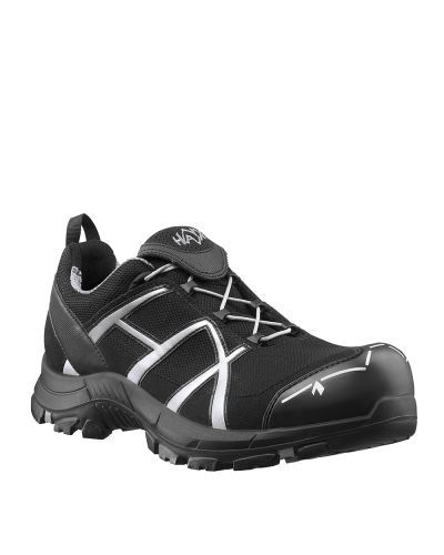 HAIX BLACK EAGLE SAFETY 41.1 on kerge metallivaba turavajalts turvaninaga. Sügava mustriga tald ning kiirkinnituspaelad. 
