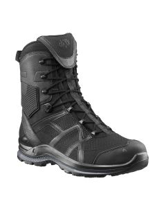 BLACK EAGLE ATHLETIC 2.0 T HIGH/BLACK SIDEZIPPER on musta värvi kerge saabas. Küljepealne lukk jalatsil kiirendab jalgapanemist või äravõtmist. Saksamaa toodang.